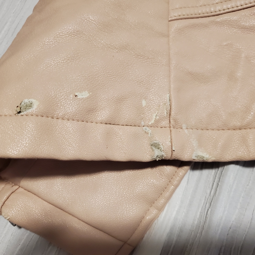 Cato Pink Pleather Jacket - Picture 5 of 5